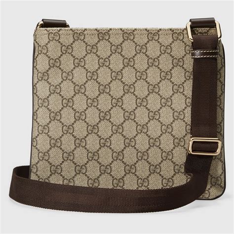 gucci black messenger side bag|gucci crossbody messenger bag black.